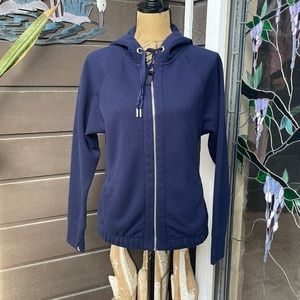 Victoria Sport Navy Hooded Jacket